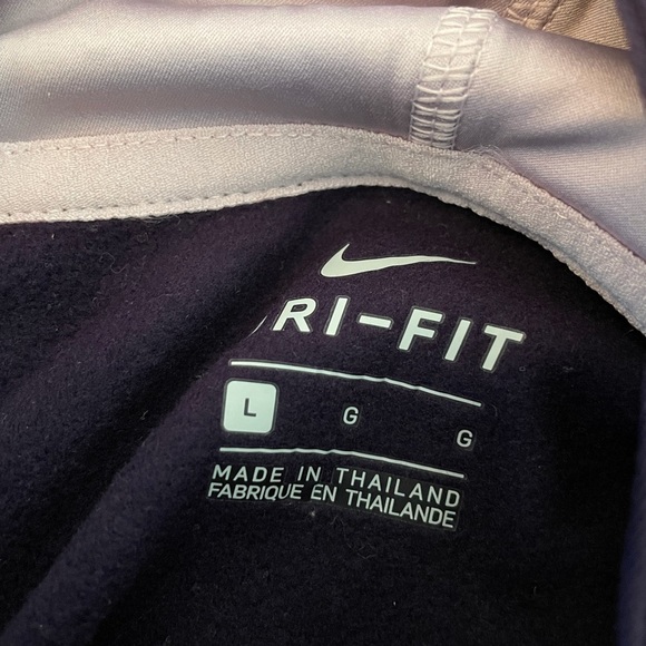 NWOT Purple Nike Dri Fit Sweatshirt Hoodie - Picture 5 of 7
